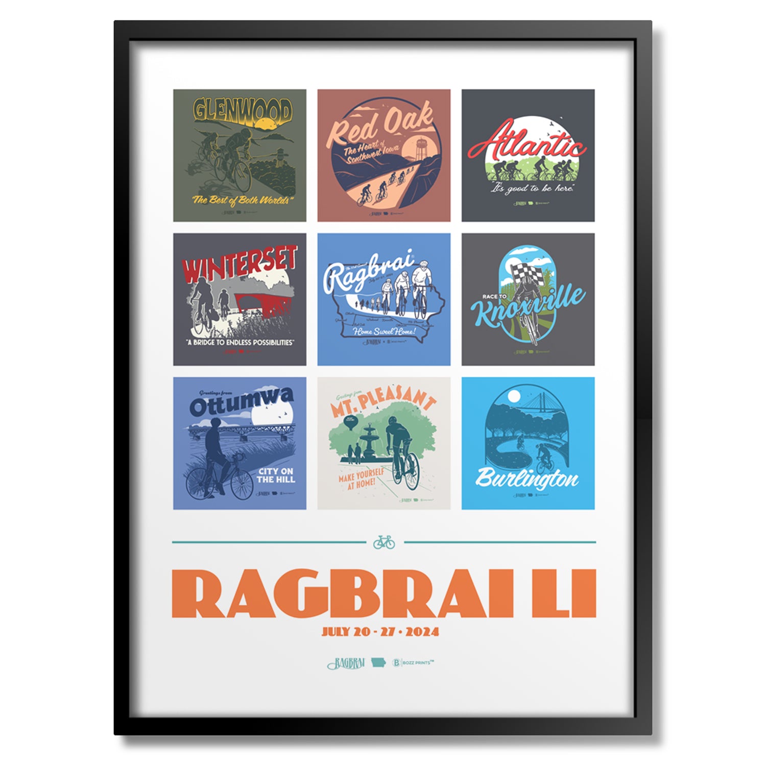 RAGBRAI LI Print