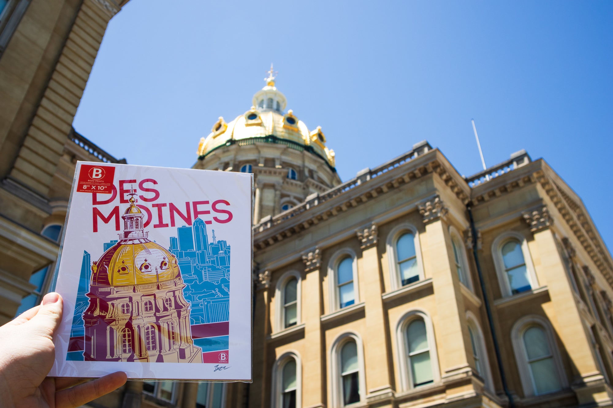 Des Moines Capitol Print