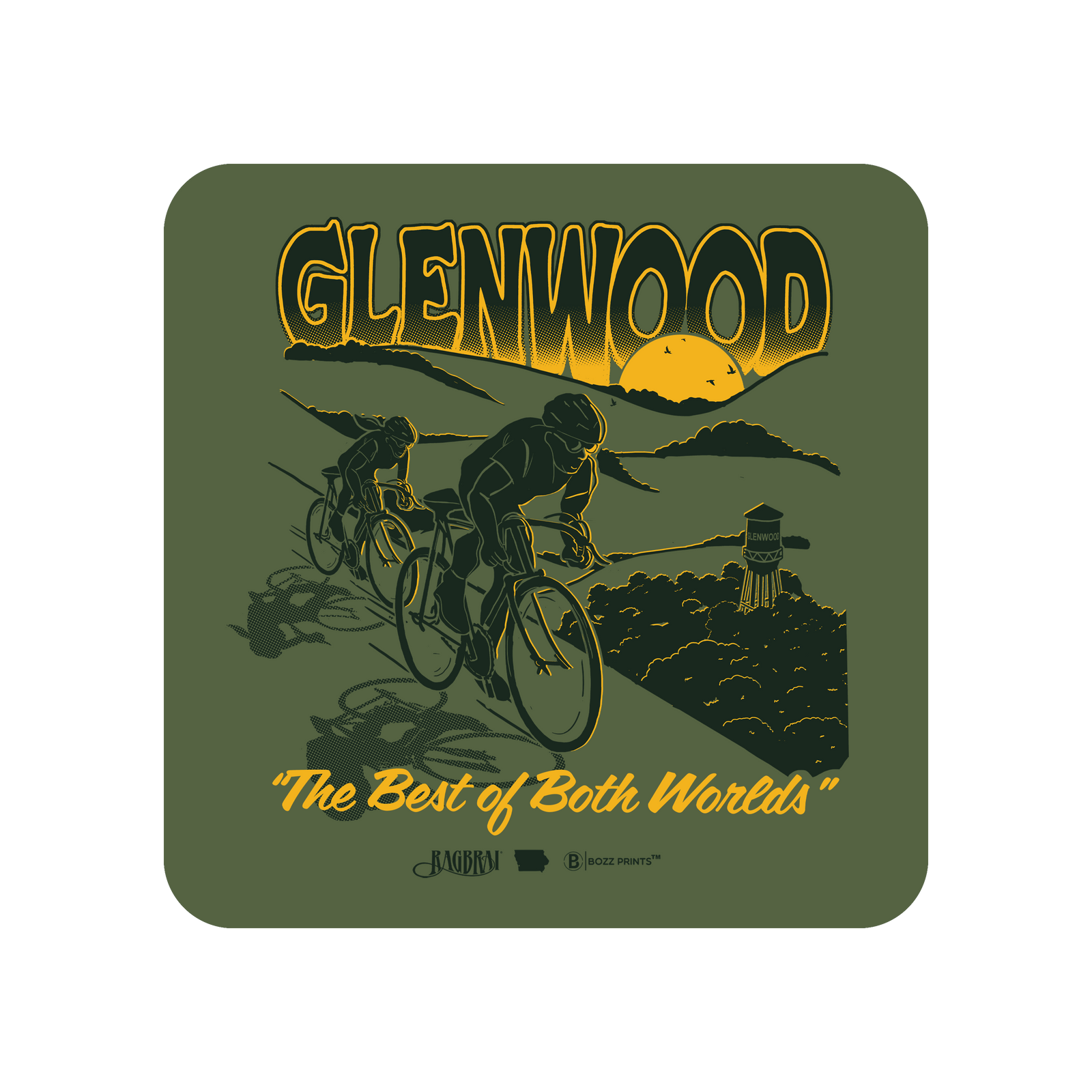 Glenwood RAGBRAI LI Sticker