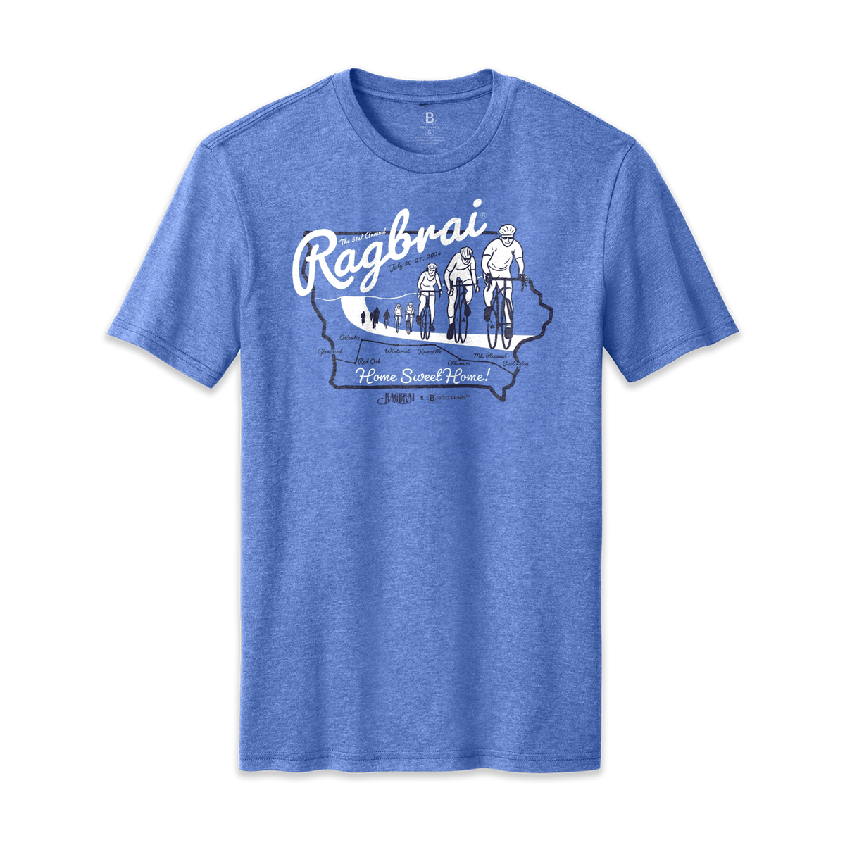 Home Sweet Home RAGBRAI LI T-Shirt