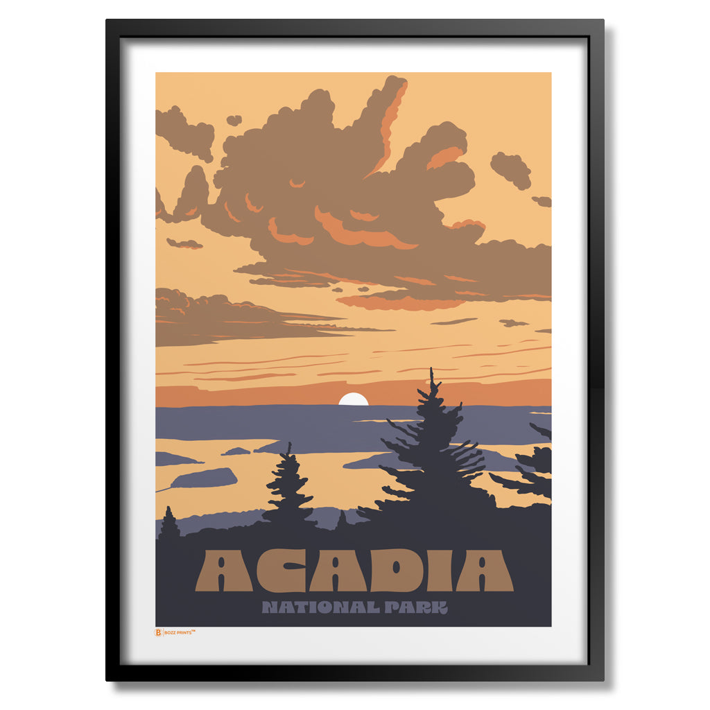 Acadia National Park Cadillac Mountain Sunrise Print