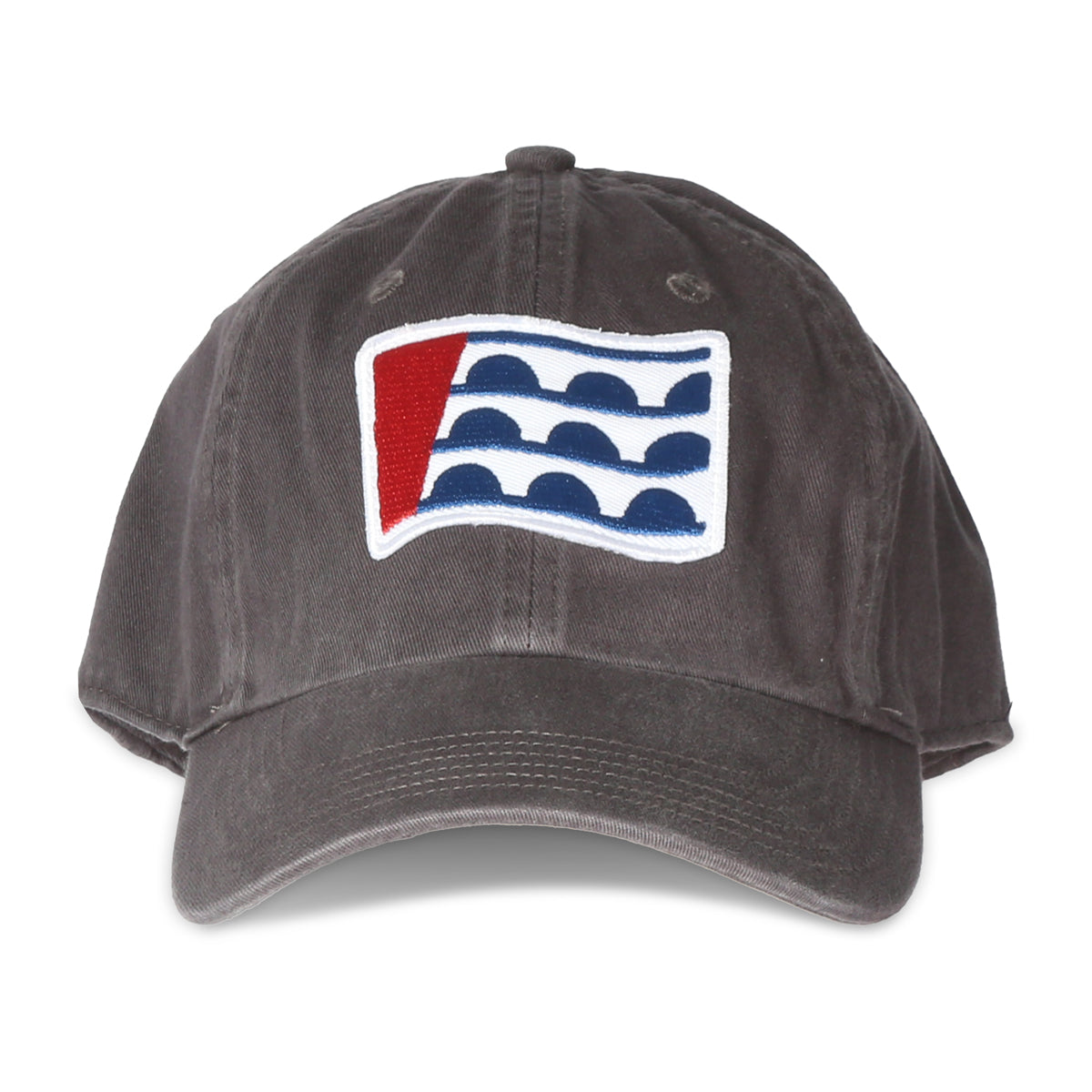 Haiti Flag Emblem Color Blocking Distressed Baseball Cap Dad Hats