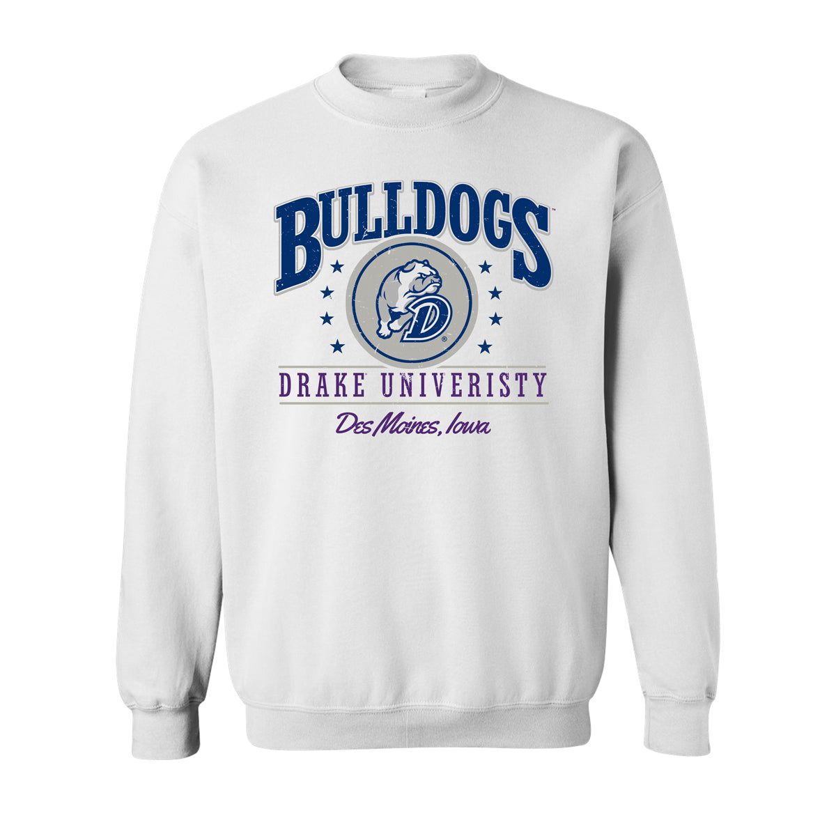 Drake Bulldogs All-Star Crewneck Sweatshirt