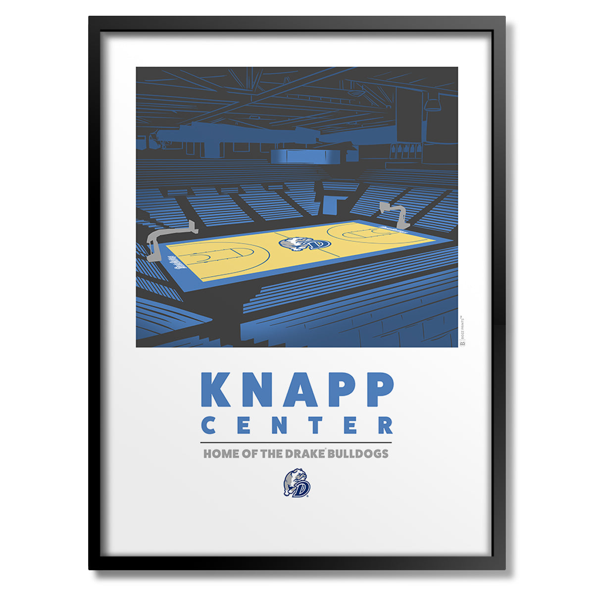 Drake University Knapp Center Print