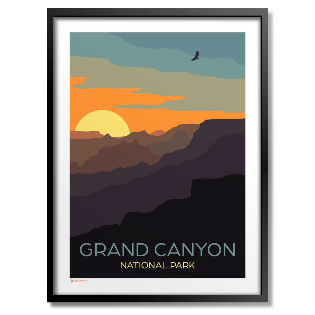 Grand Canyon National Park Desert View Sunset Print