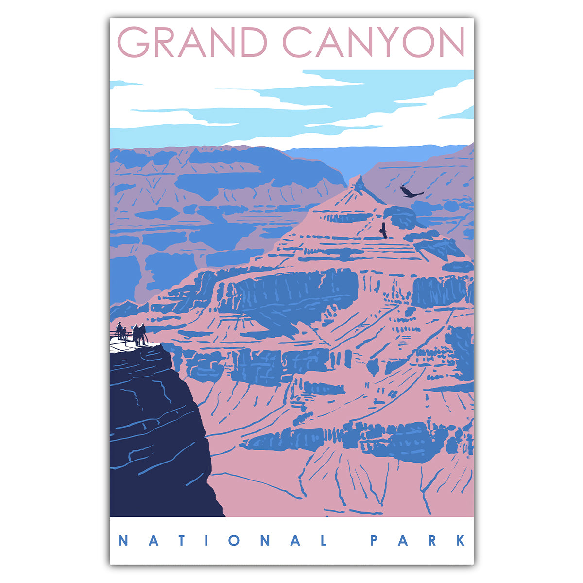 Grand Canyon National Park Mather Point Postcard