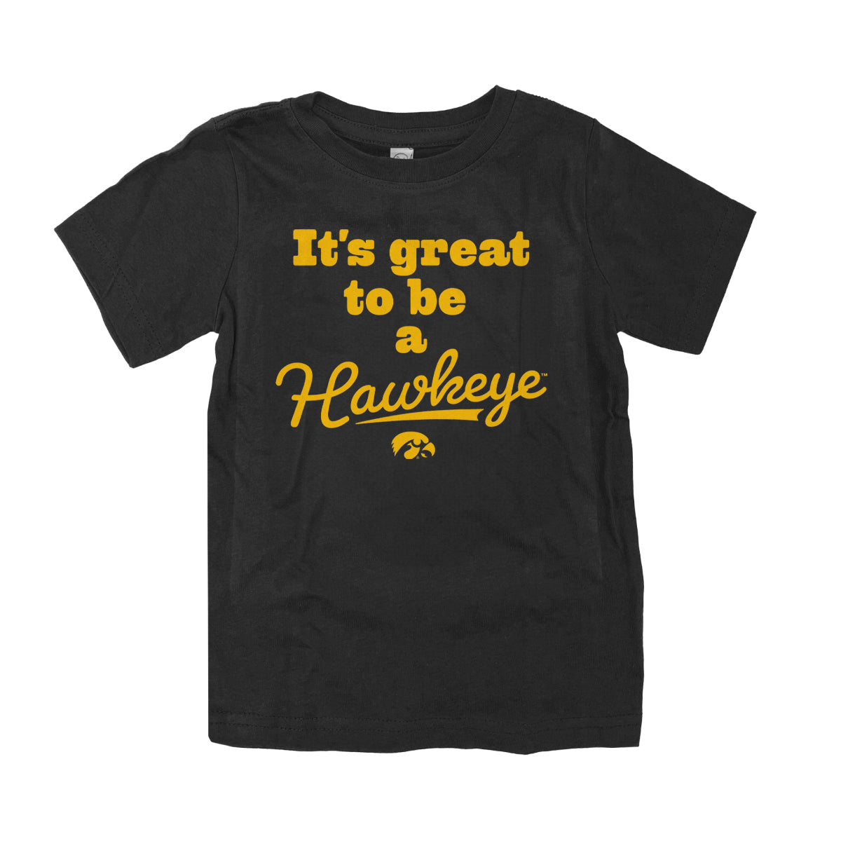 University of Iowa It's Great To Be A Hawkeye Kids T-Shirt