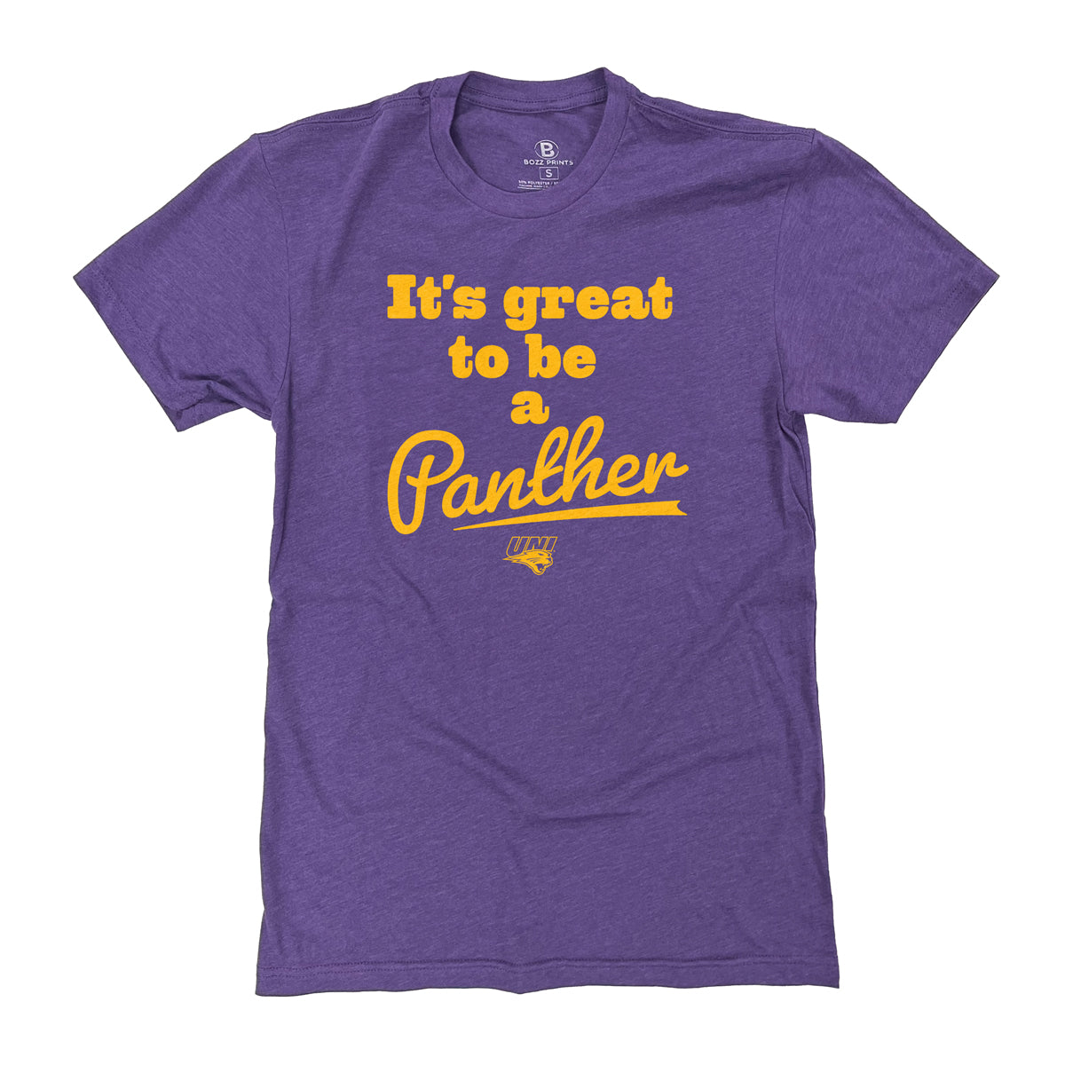 University of Northern Iowa It&#39;s Great to Be A Panther T-Shirt