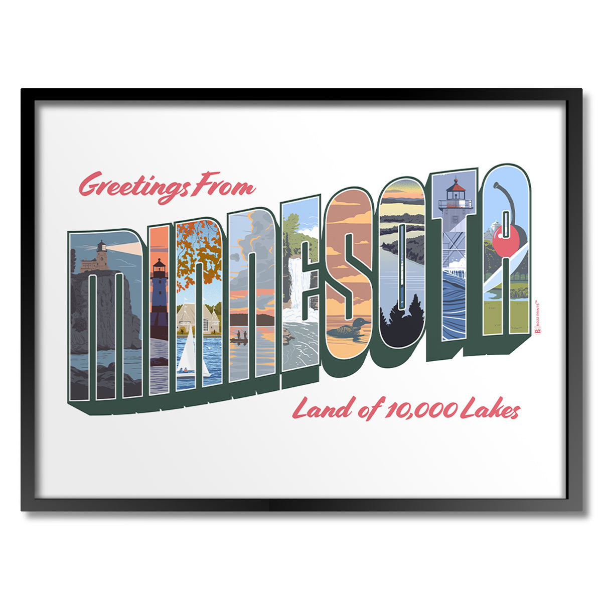 Greetings From Minnesota Print