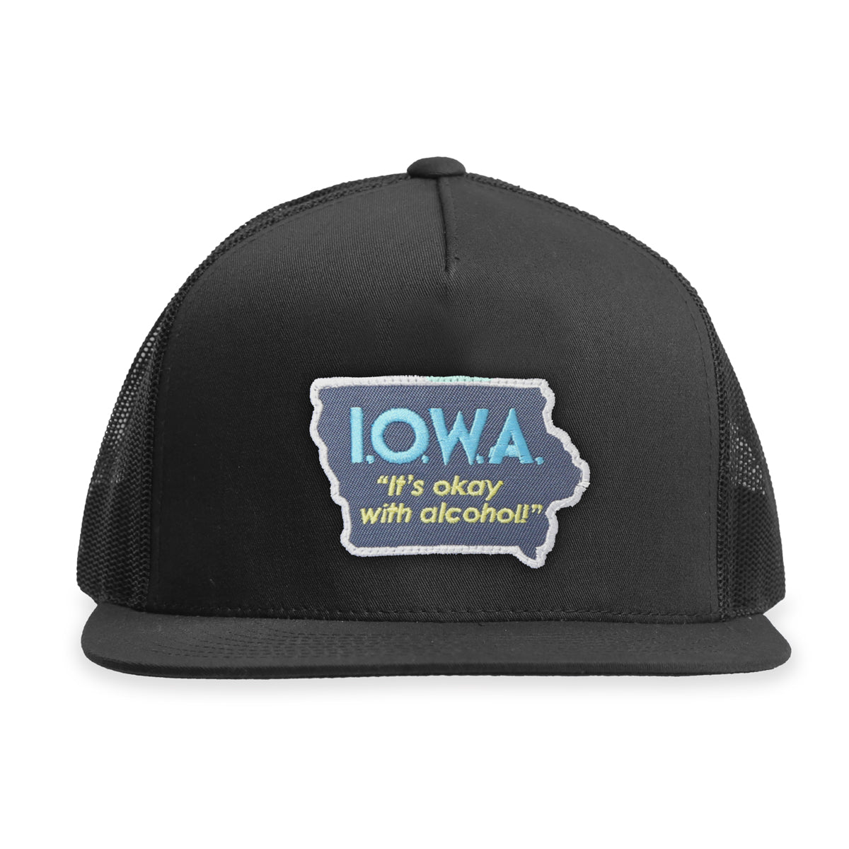 I.O.W.A. It&#39;s Ok With Alcohol Trucker Hat