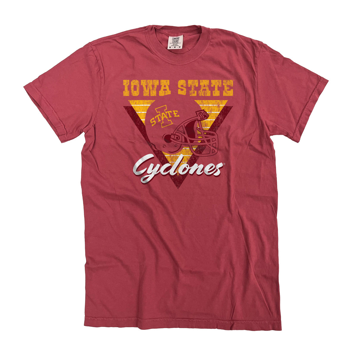 Iowa State University Retro Helmet T-Shirt