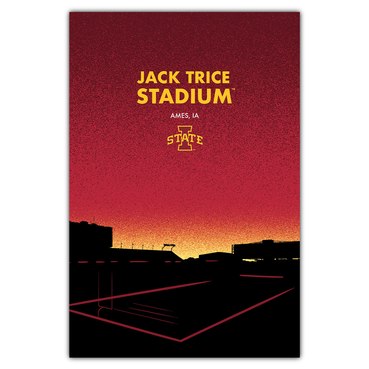 Jack Trice Stadium Landmark Postcard