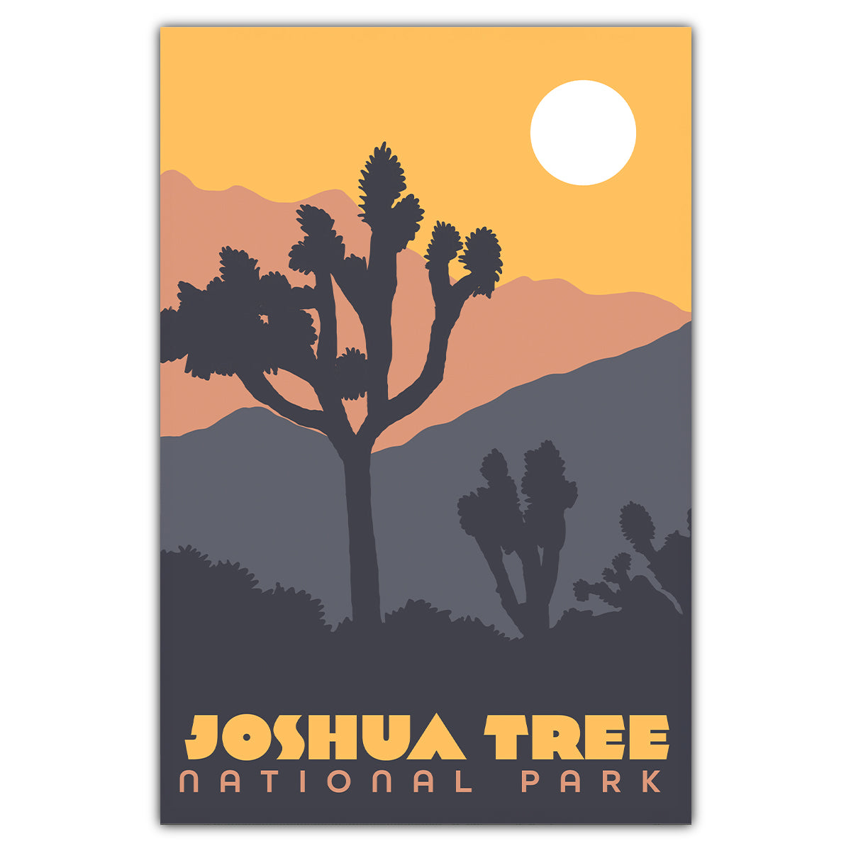 Joshua Tree National Park Desert Sunset Postcard