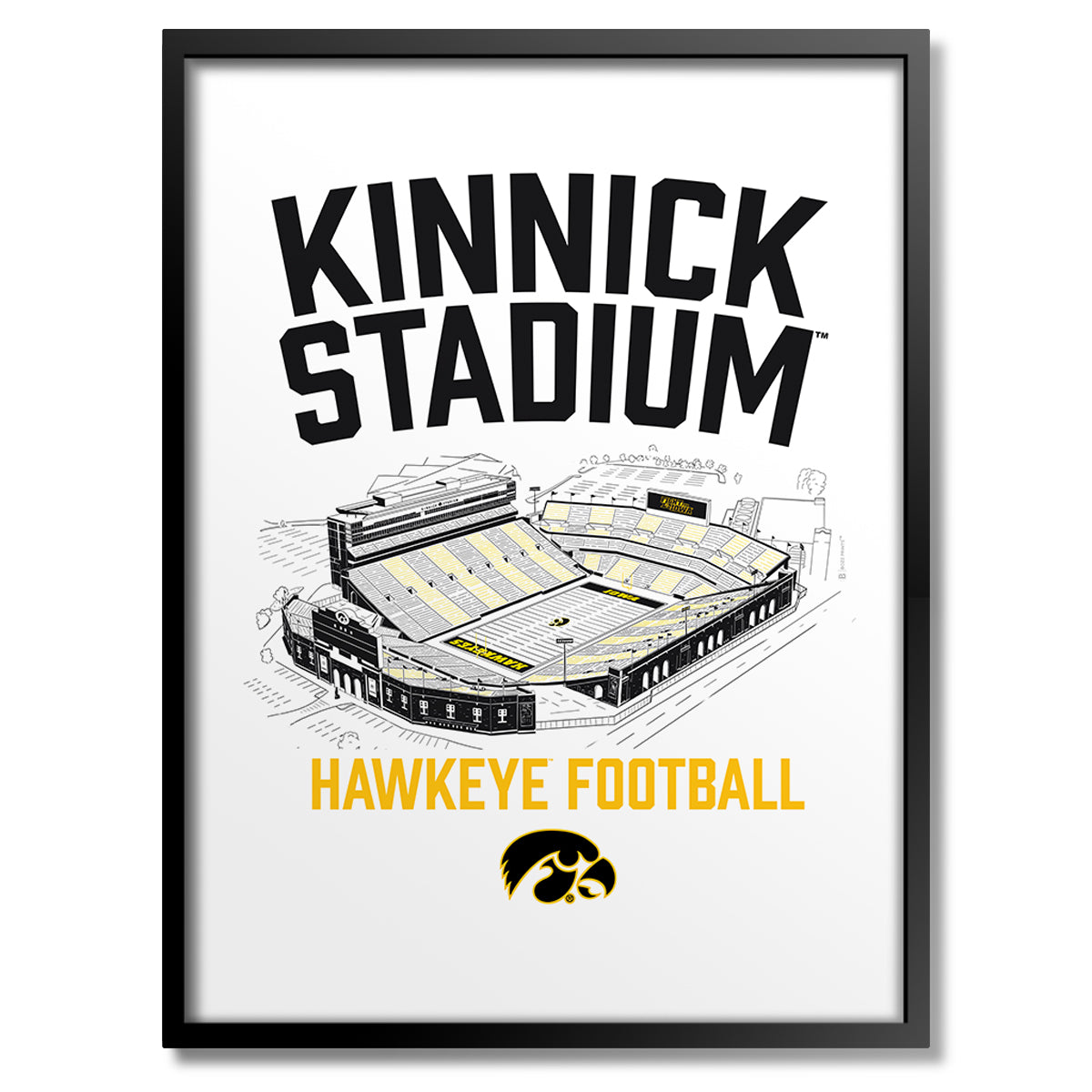 University of Iowa Kinnick Stadium Print