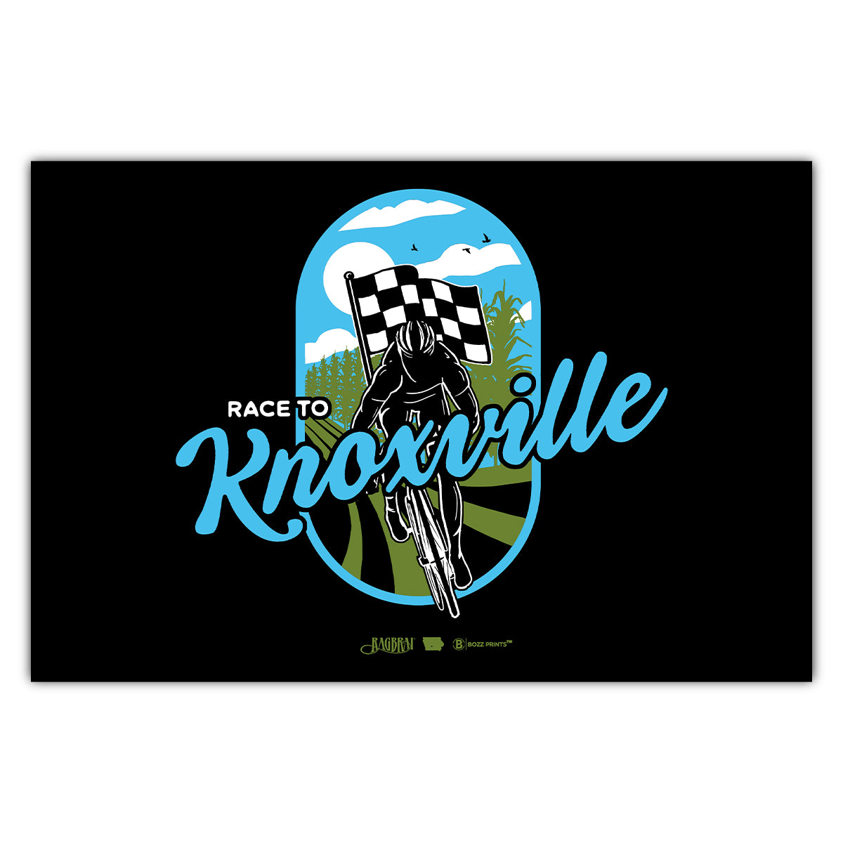 Knoxville RAGBRAI LI Postcard