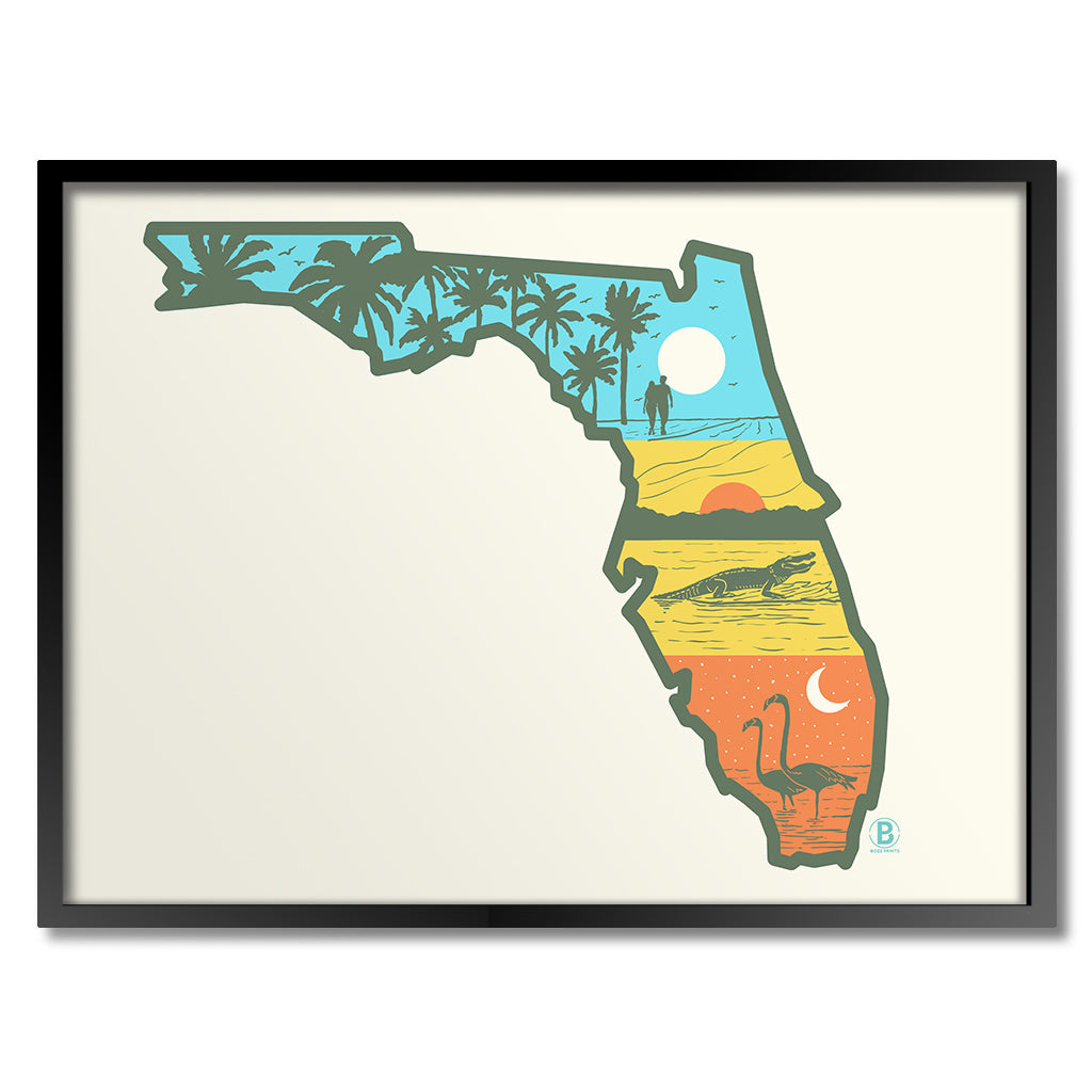 Layers of Florida Print