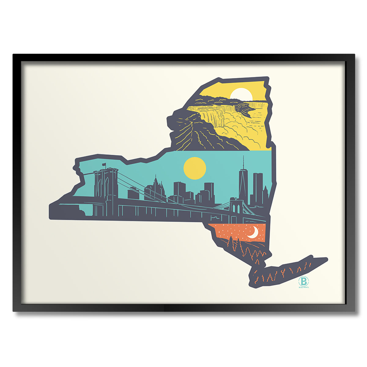 Layers of New York Print