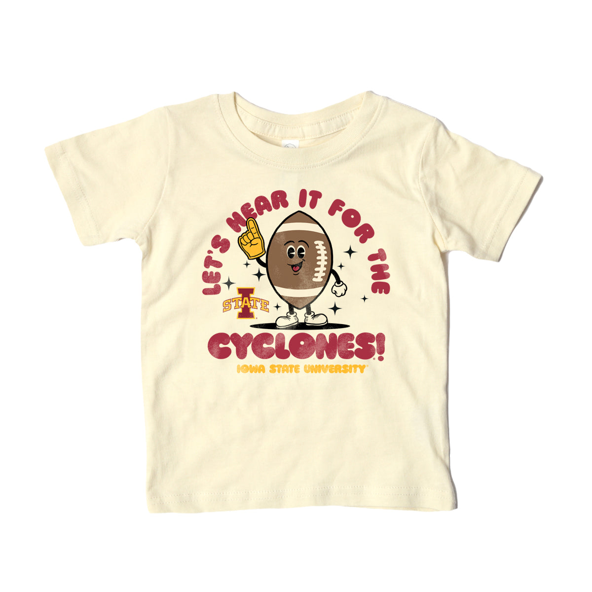 Iowa State University Let&#39;s Hear It For The Cyclones Football Kids T-Shirt