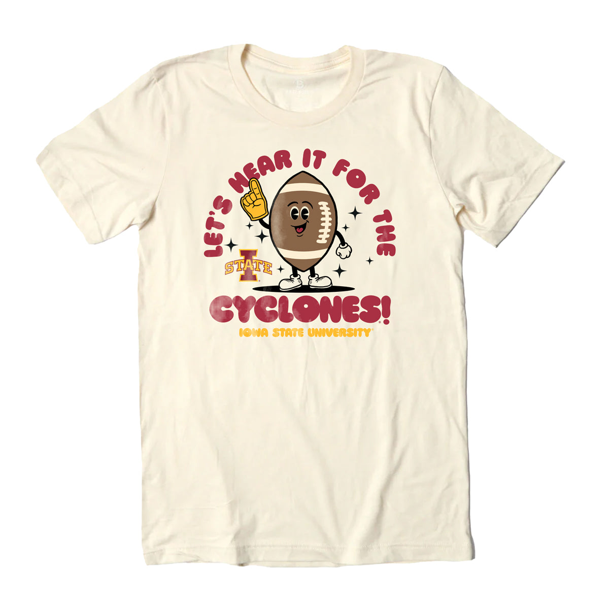 Iowa State University Let&#39;s Hear It For The Cyclones Football T-Shirt