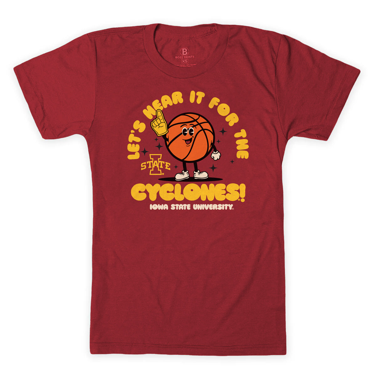 Iowa State University Let&#39;s Hear It For the Cyclones Basketball T-Shirt