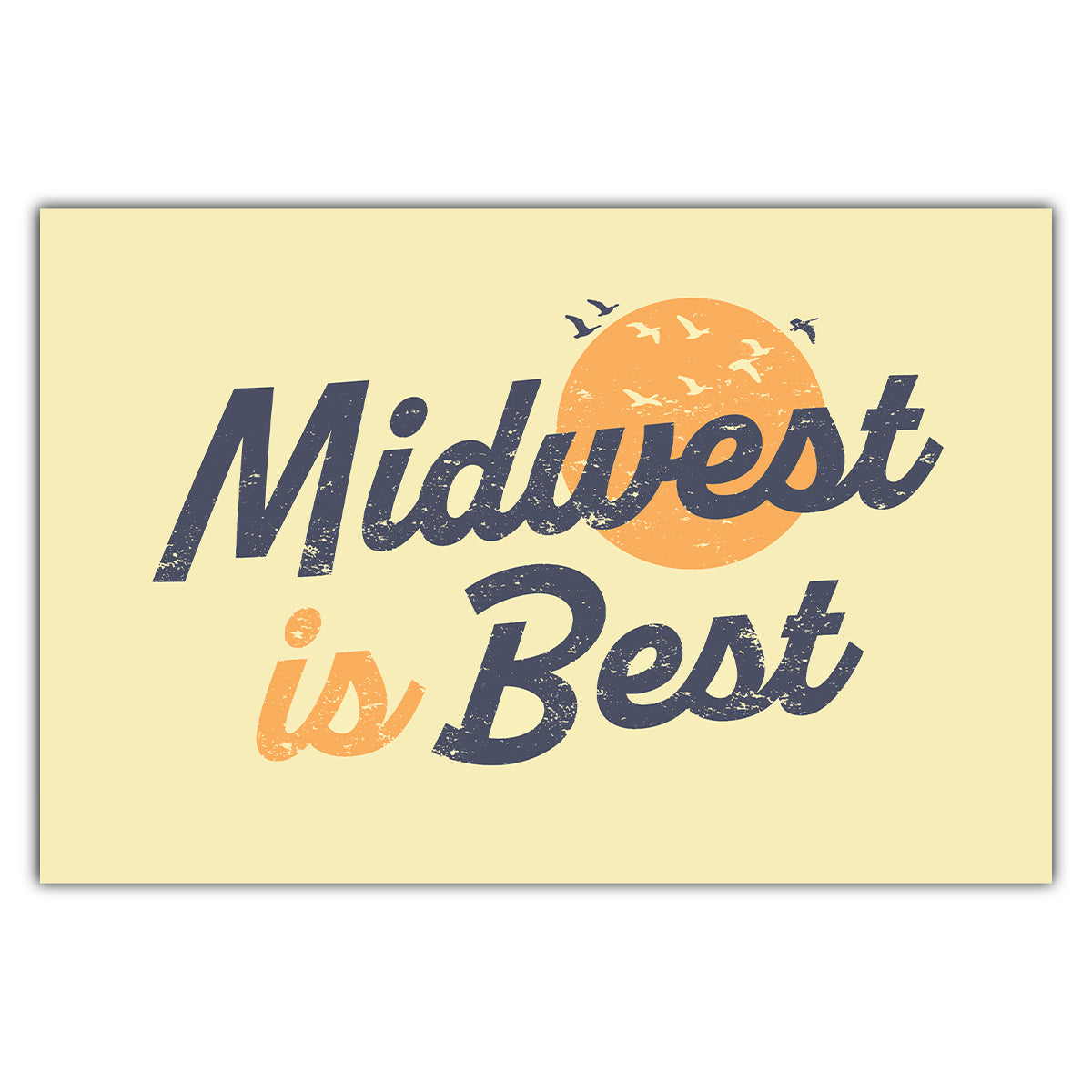 Midwest is Best Postcard