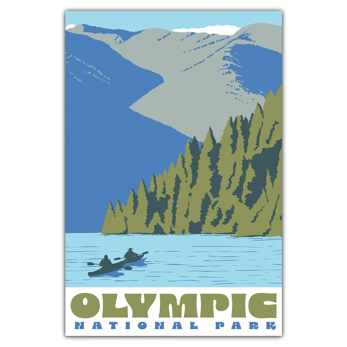 Olympic National Park Lake Crescent Postcard