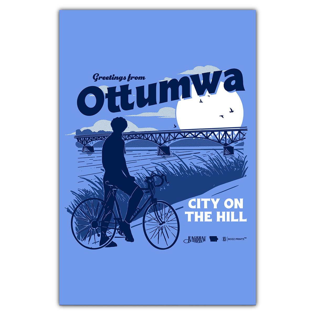 Ottumwa RAGBRAI LI Postcard