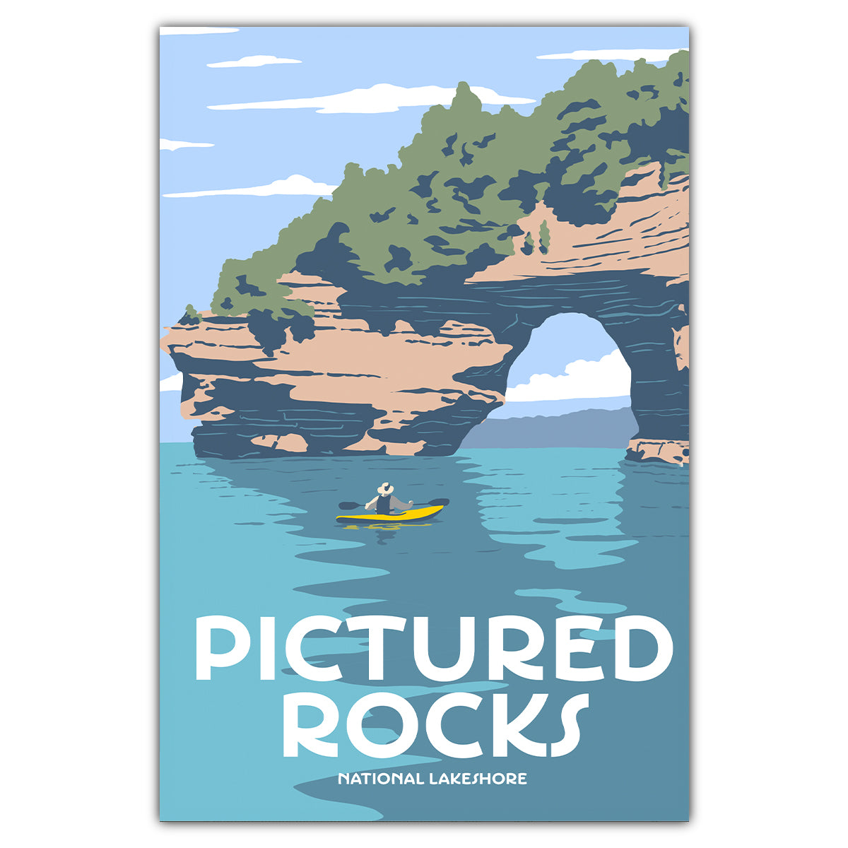 Pictured Rocks National Lakeshore Postcard