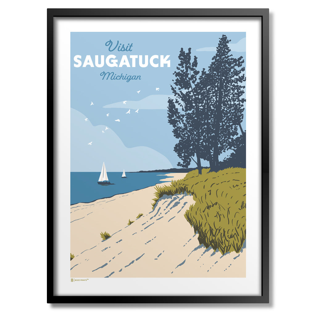 Saugatuck Beach Dunes Print