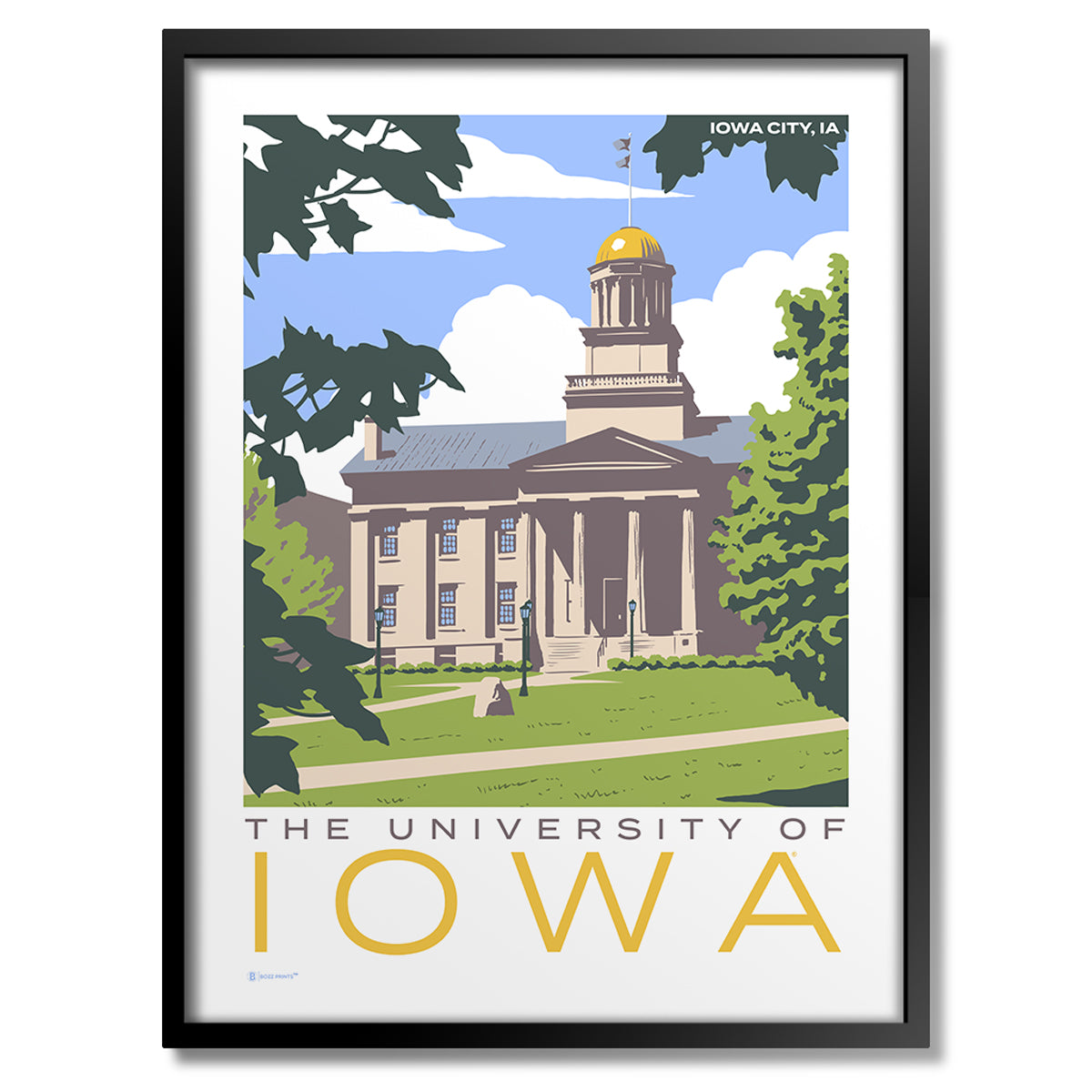 University of Iowa Old Capitol Print