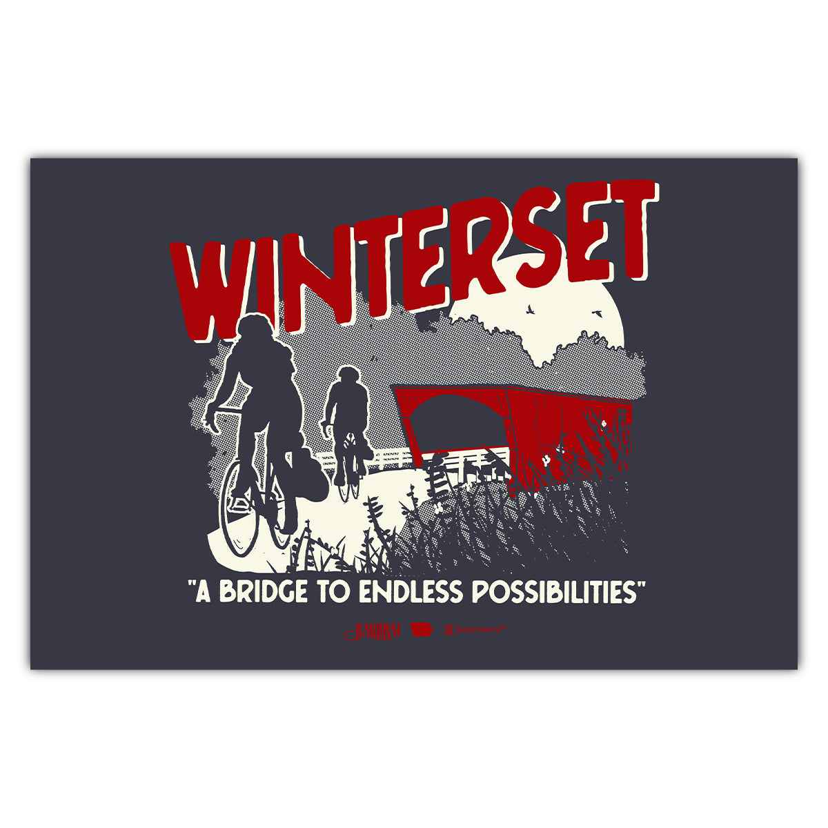 Winterset RAGBRAI LI Postcard