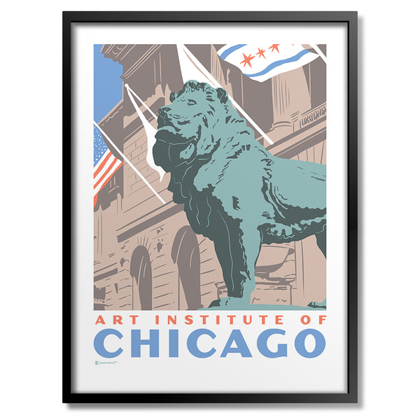 Lion Black T-Shirt – The Art Institute of Chicago Museum Shop