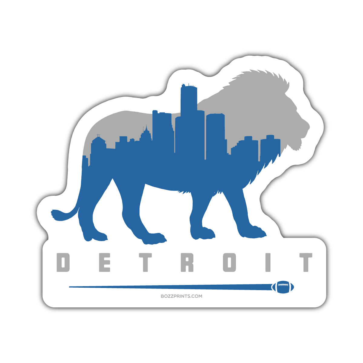 Detroit Football - Bozz Prints