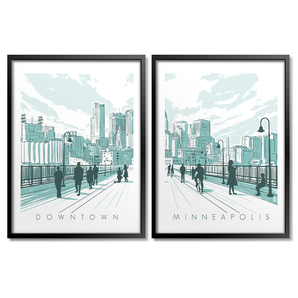 Downtown Minneapolis Print Set - Bozz Prints