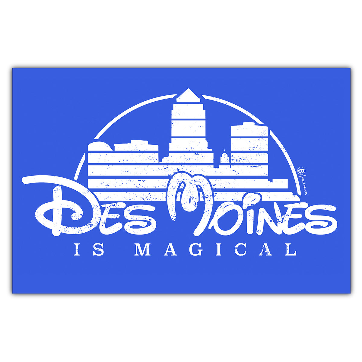 Des Moines is Magical Postcard - Bozz Prints