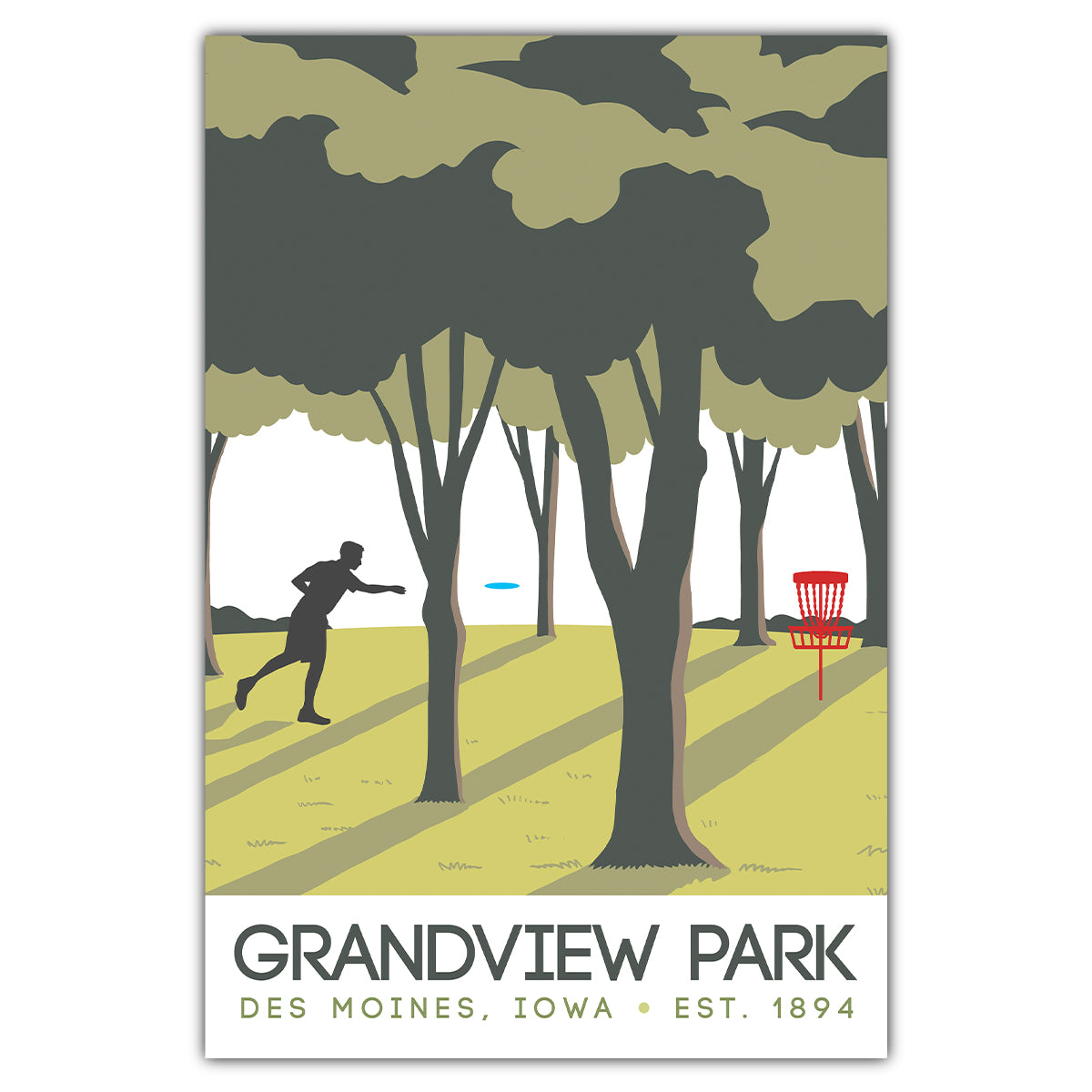 Grandview Park Postcard - Bozz Prints