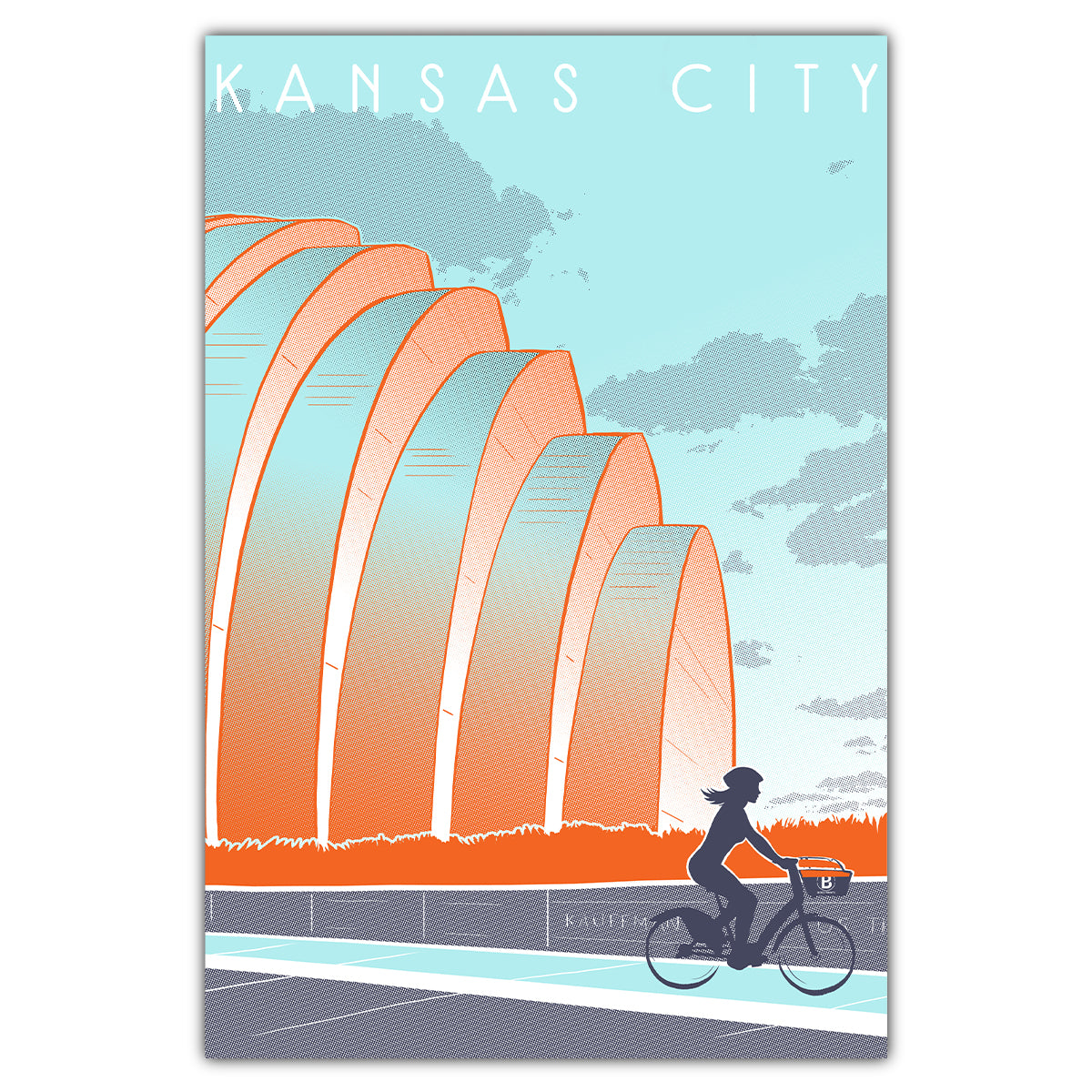 Kansas City Kauffman Center Postcard - Bozz Prints