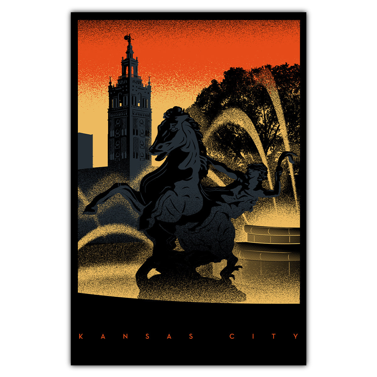 Kansas City Plaza Postcard - Bozz Prints