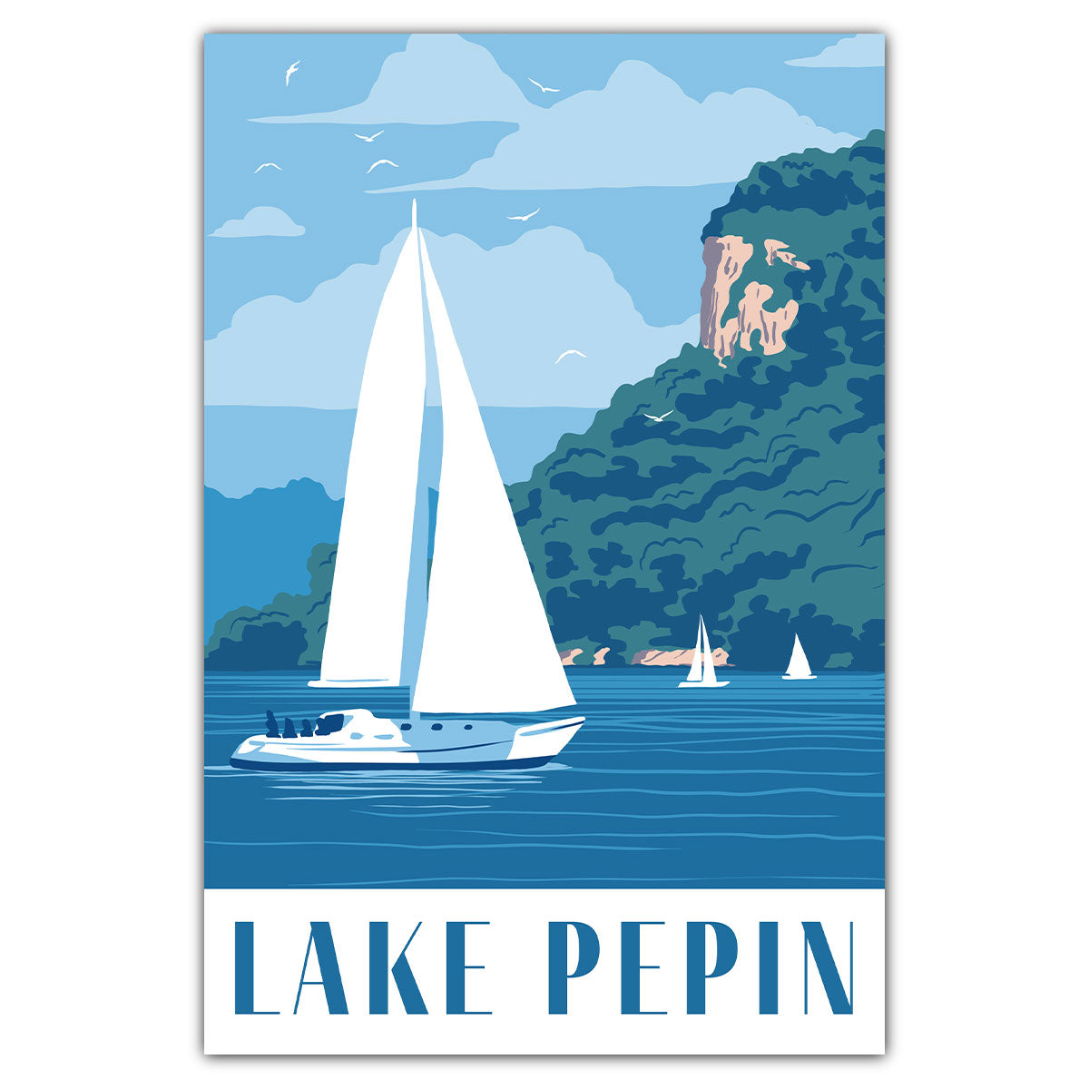 Lake Pepin Postcard - Bozz Prints