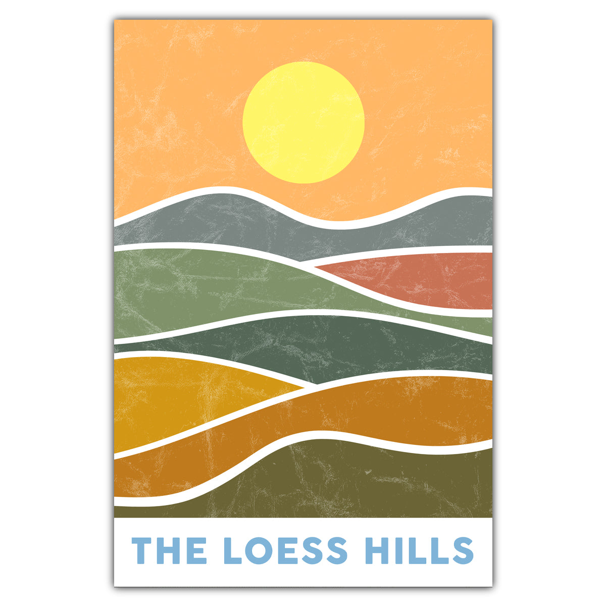 The Loess Hills Postcard - Bozz Prints