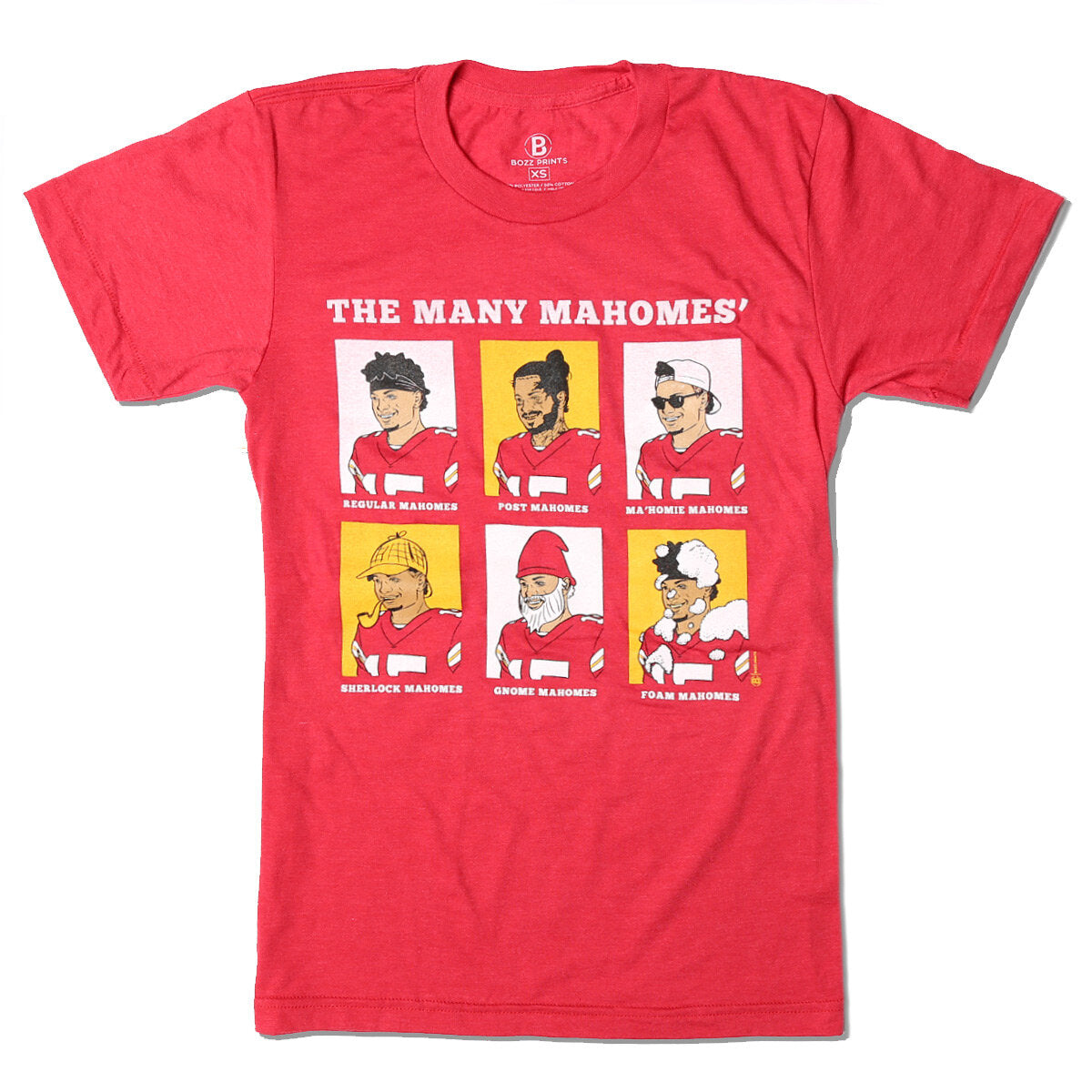 Bozz Prints The Cardinal & Gold State T-Shirt