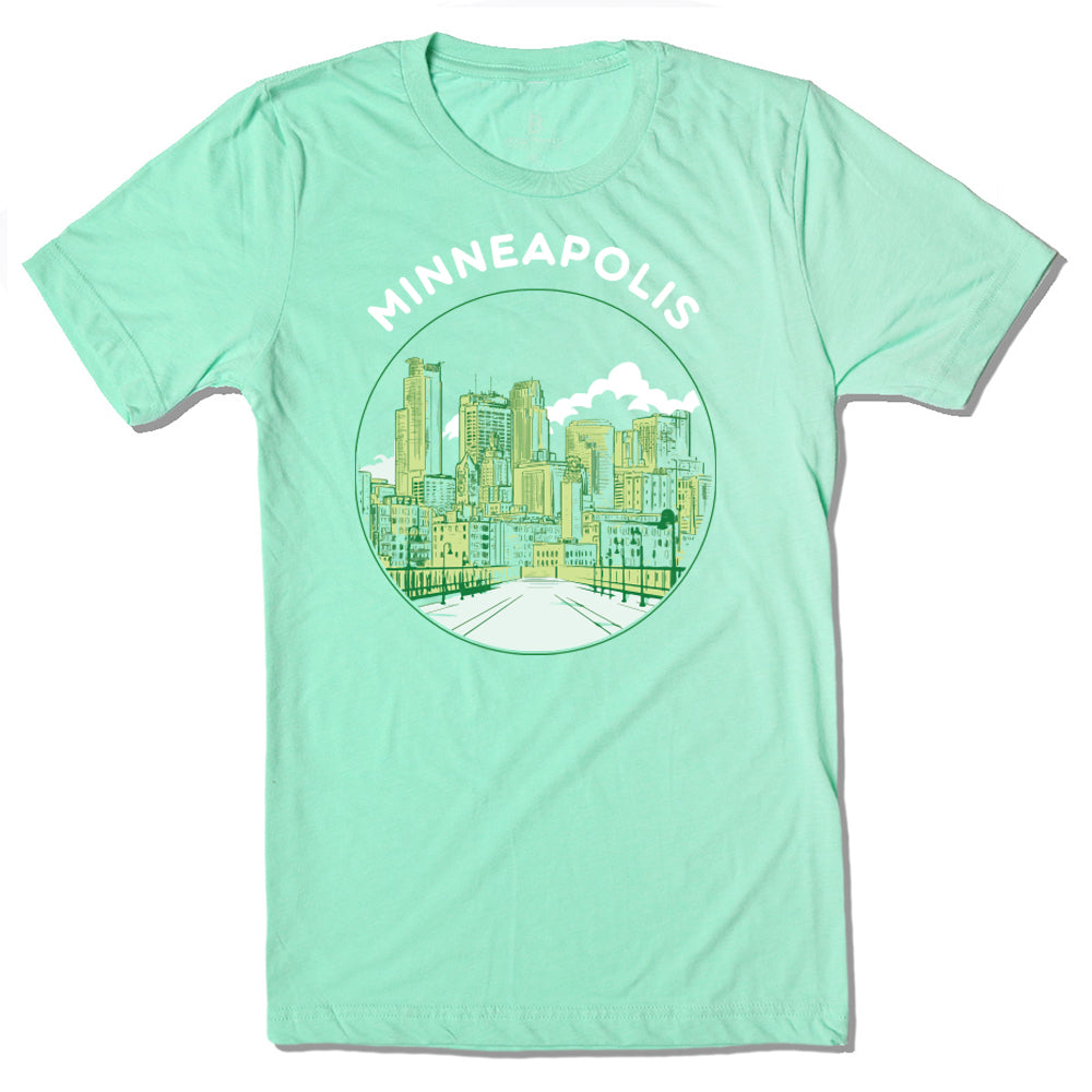 Minneapolis Circle T-Shirt - Bozz Prints