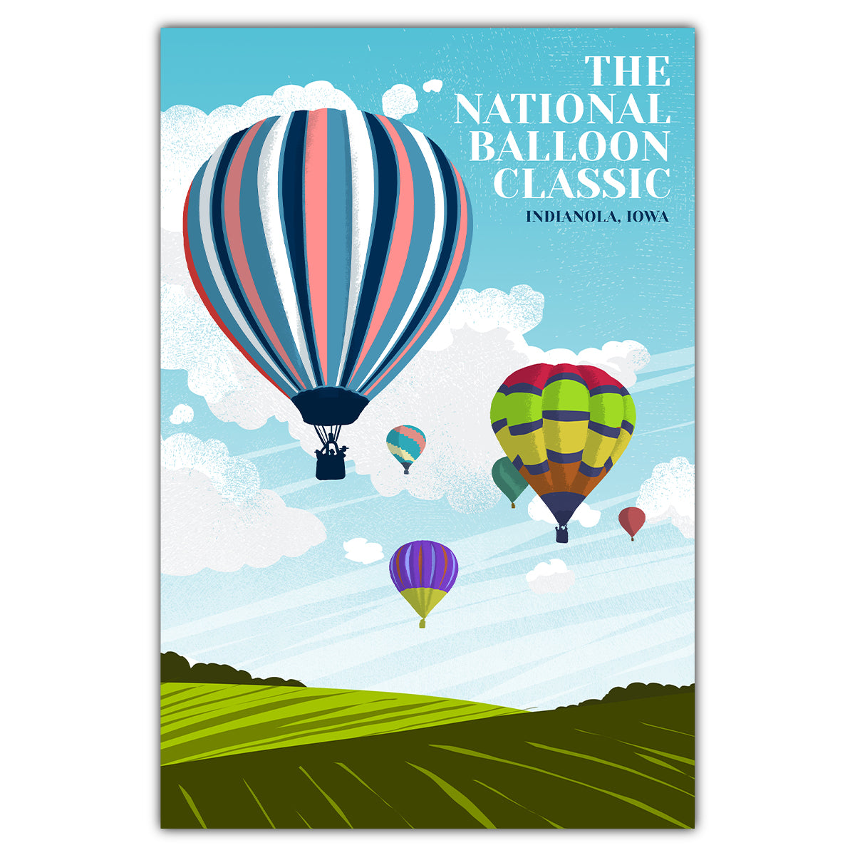 National Balloon Classic Postcard - Bozz Prints