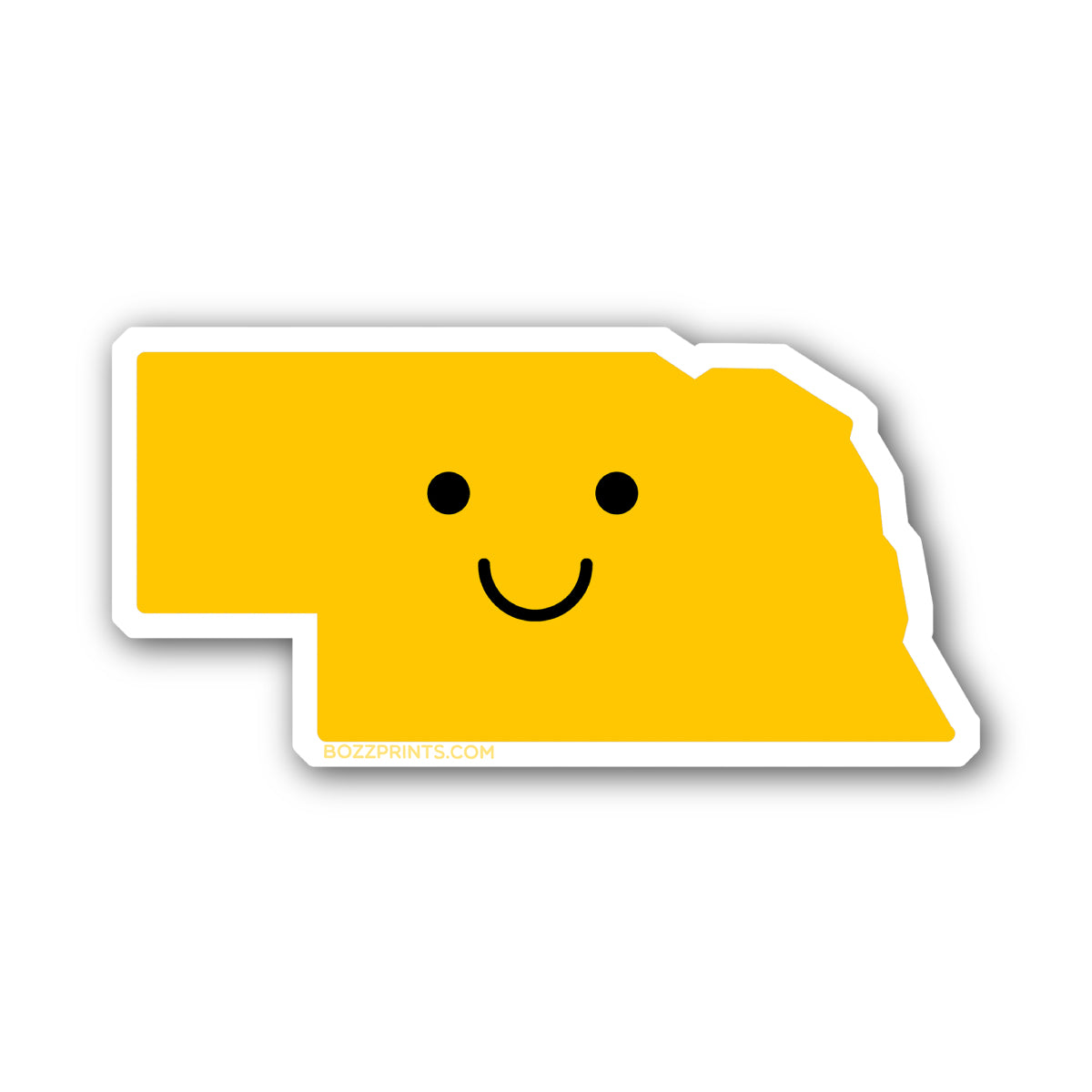 Smiley Face Nebraska - Bozz Prints