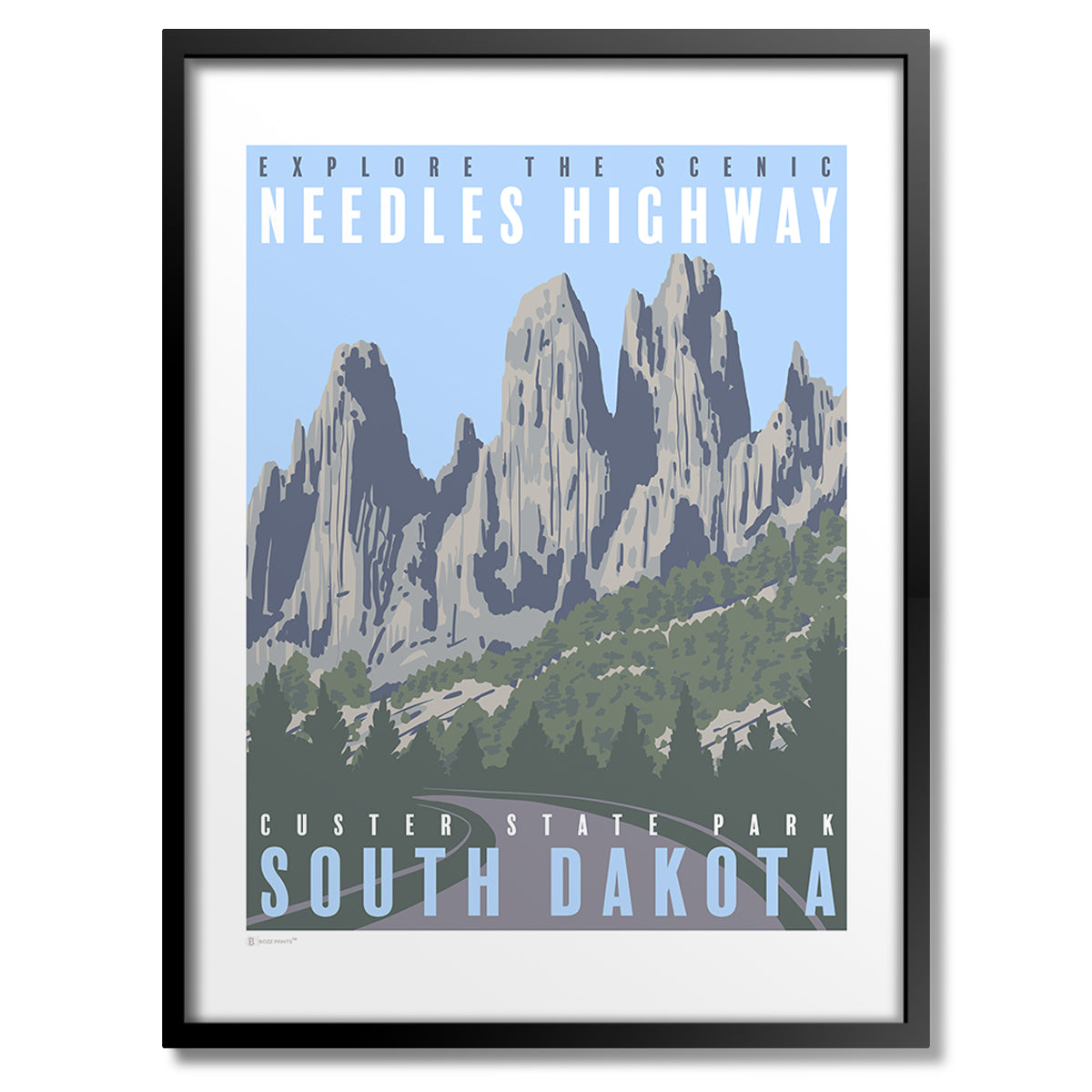 needles hwy sd map