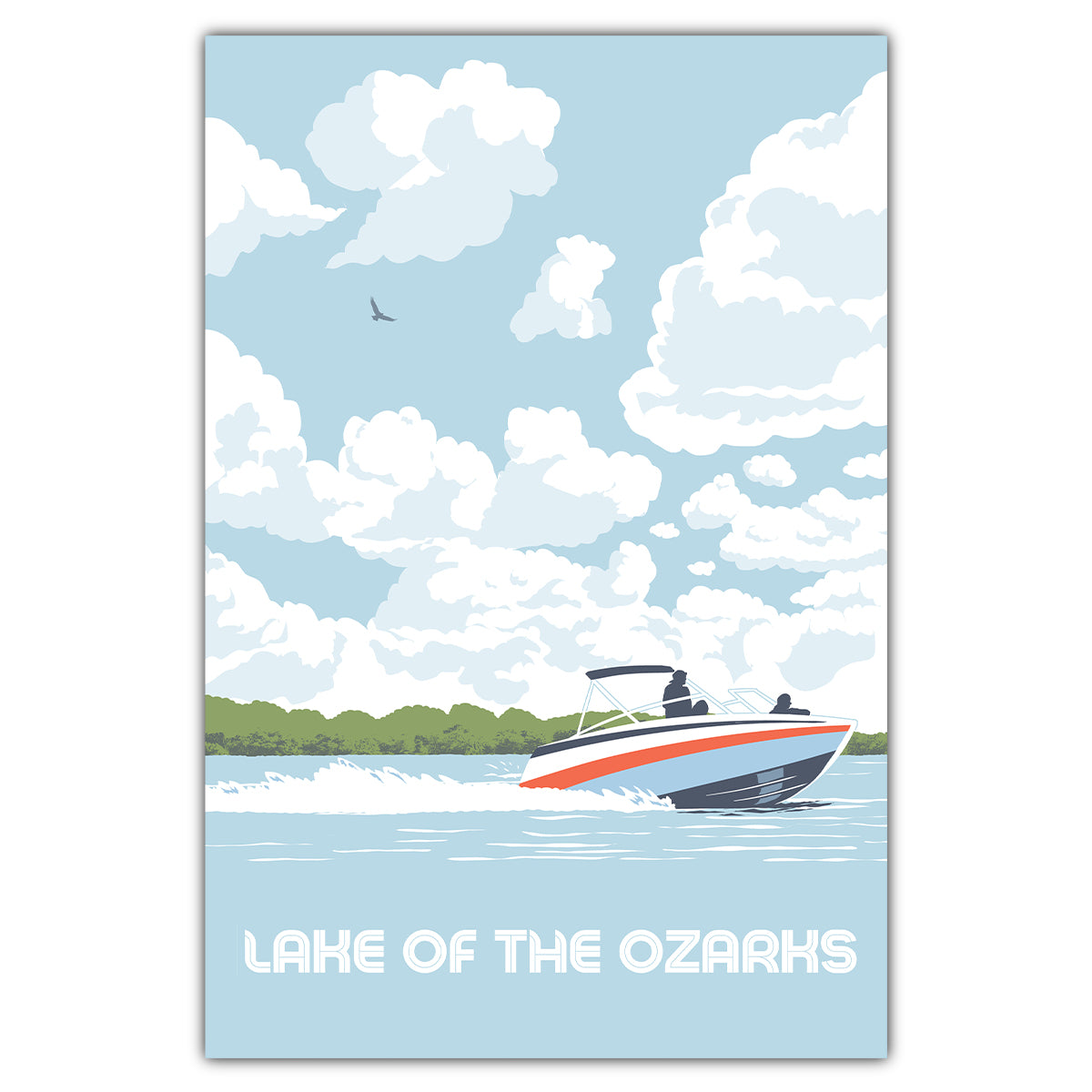 Lake of the Ozarks Sky Postcard - Bozz Prints