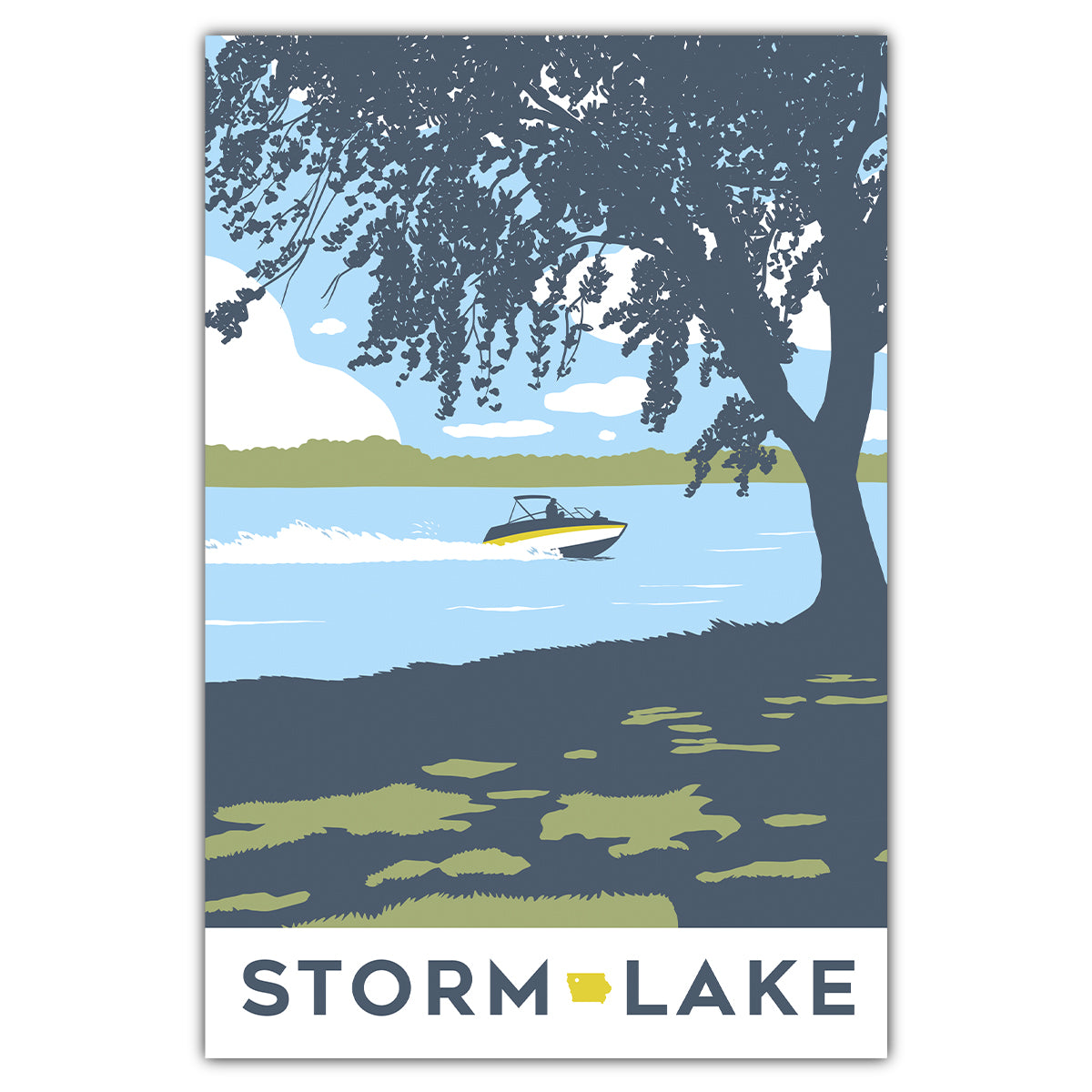 Storm Lake Postcard - Bozz Prints